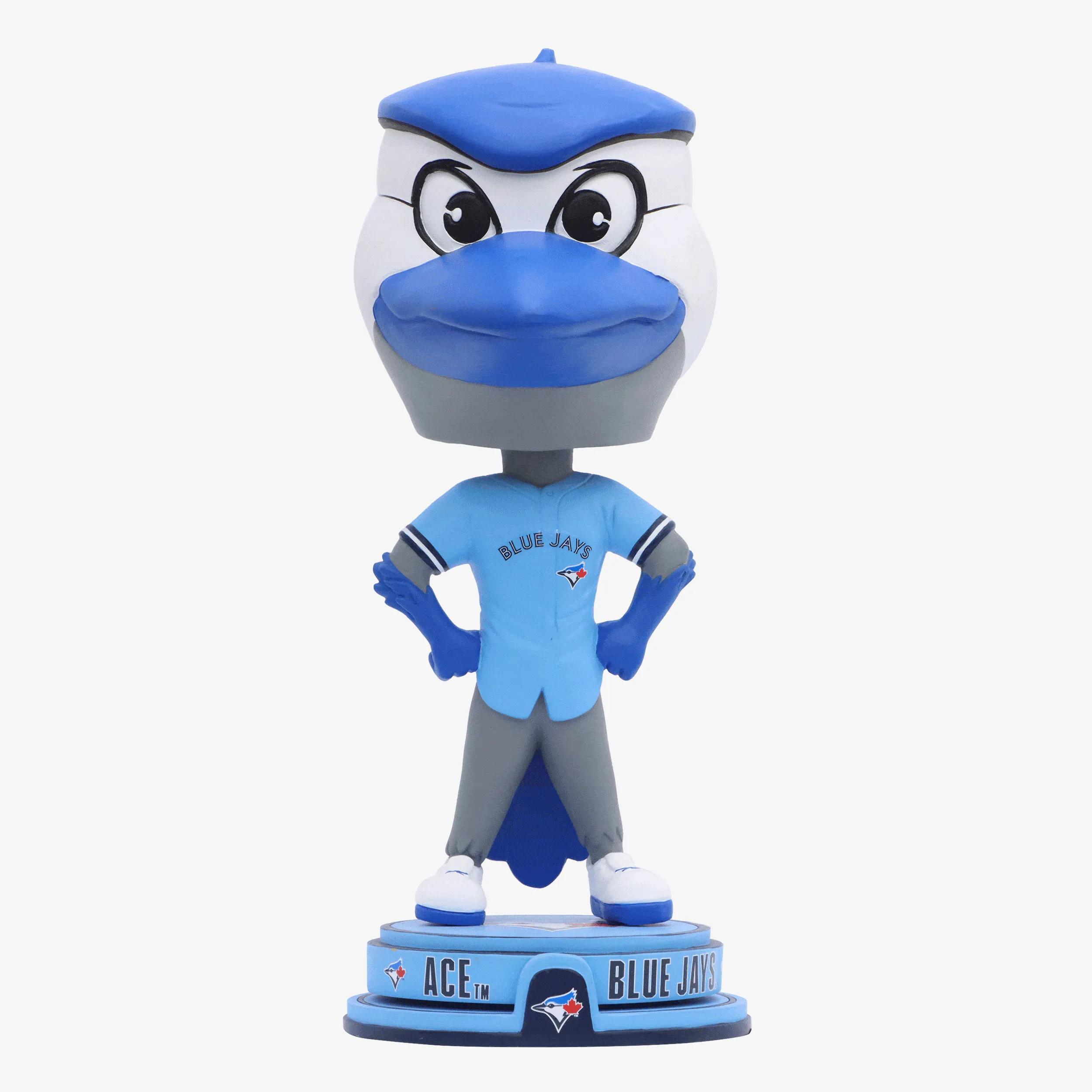 Ace Toronto Blue Jays Powder Blue Uniform Mascot Spinner Bighead Bobblehead