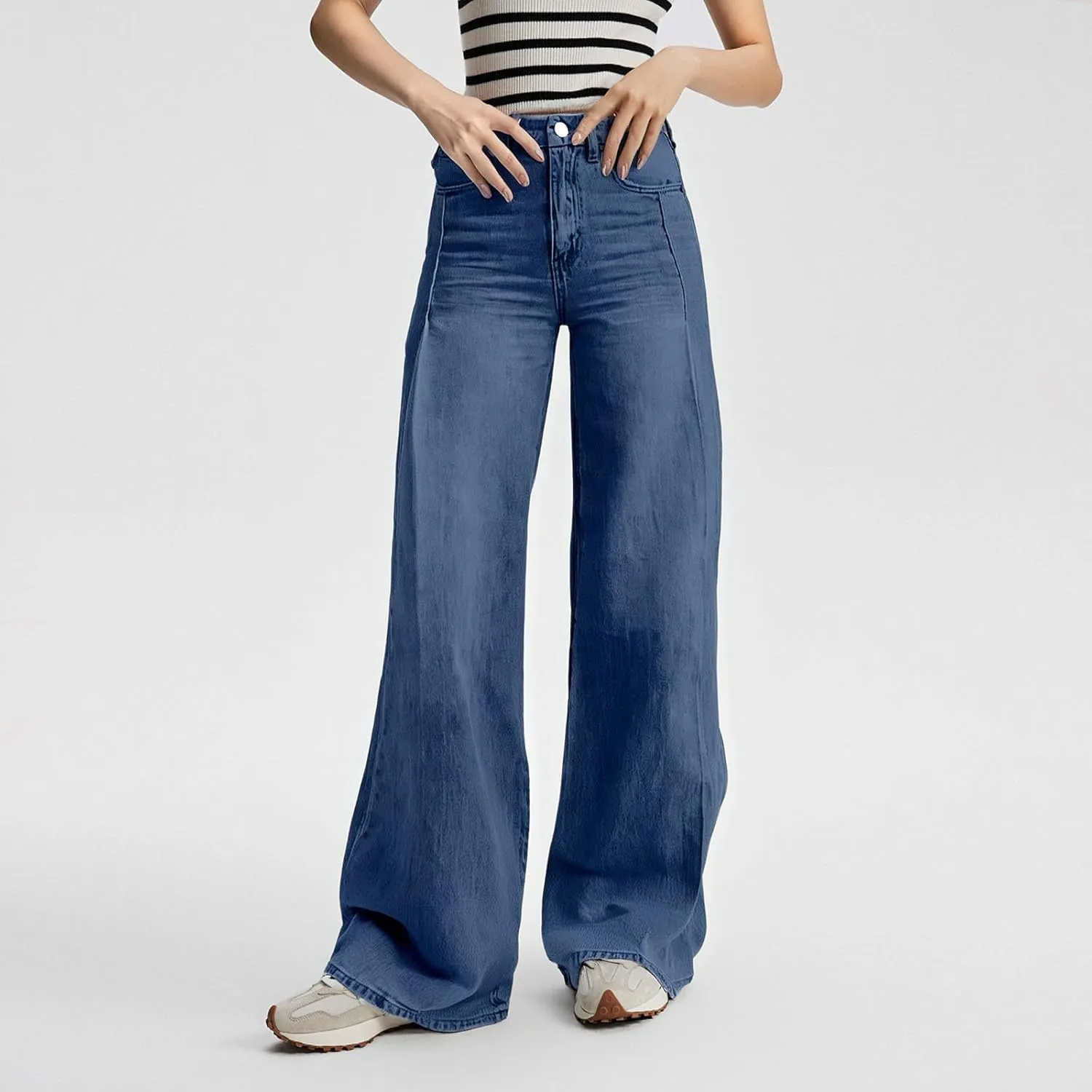 Baggy Jeans Women Long Wide Leg Dressy Casual Baggy Jeans Y2K Trendy Summer Women's Lounge Pants Pockets