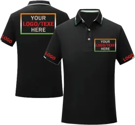 Custom Polo Shirt for Men Women Design Your Own Personalized Golf Tee Work Shirt