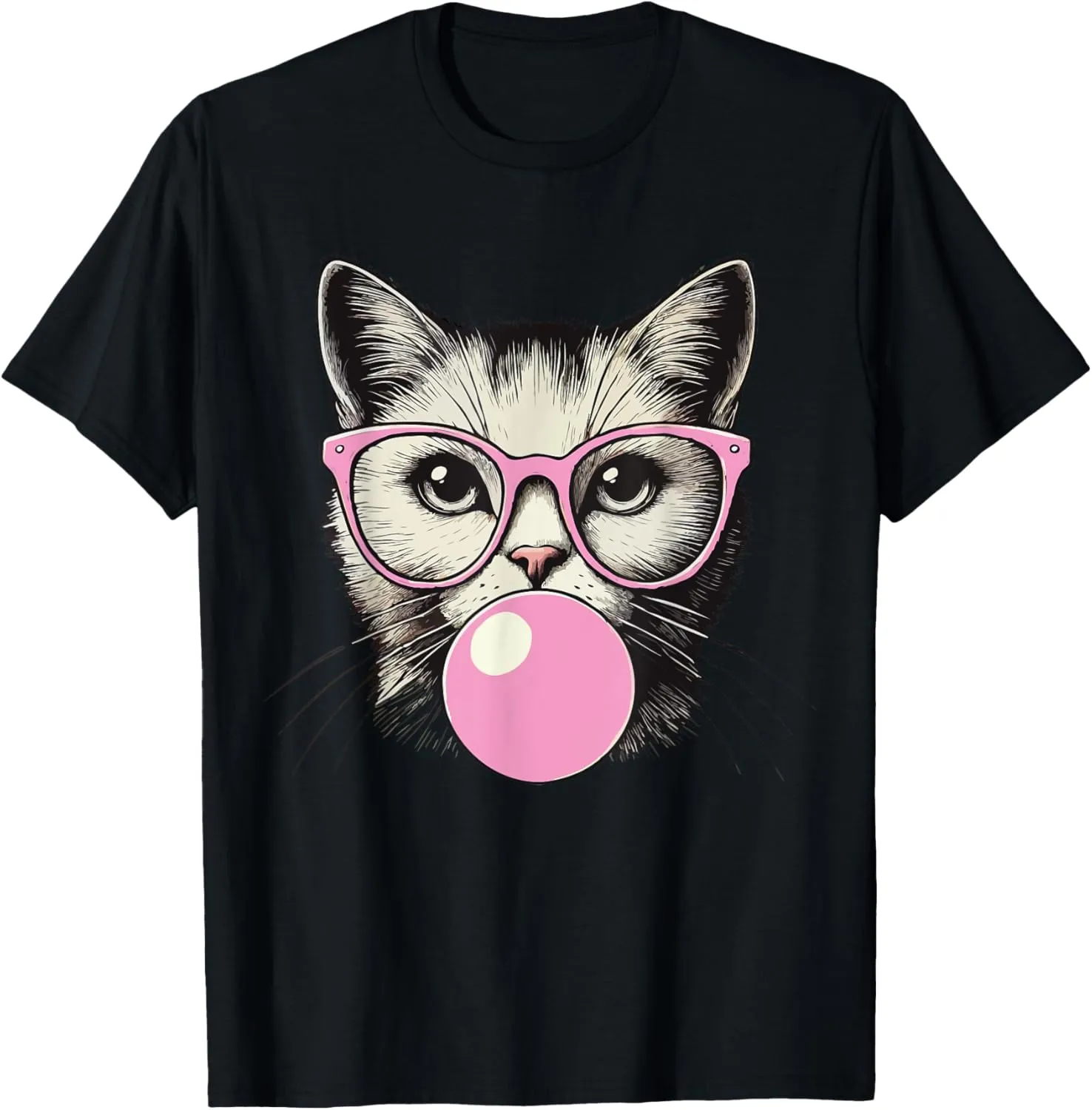 Cute Cat Shirt for Women Funny Cat Lovers T-Shirt