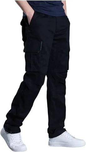 Fxbar Men's Cargo Pants Casual Outdoor Hiking Pants for Men Athletic Joggers Sweatpants Relaxed Fit Stretch Work Pants