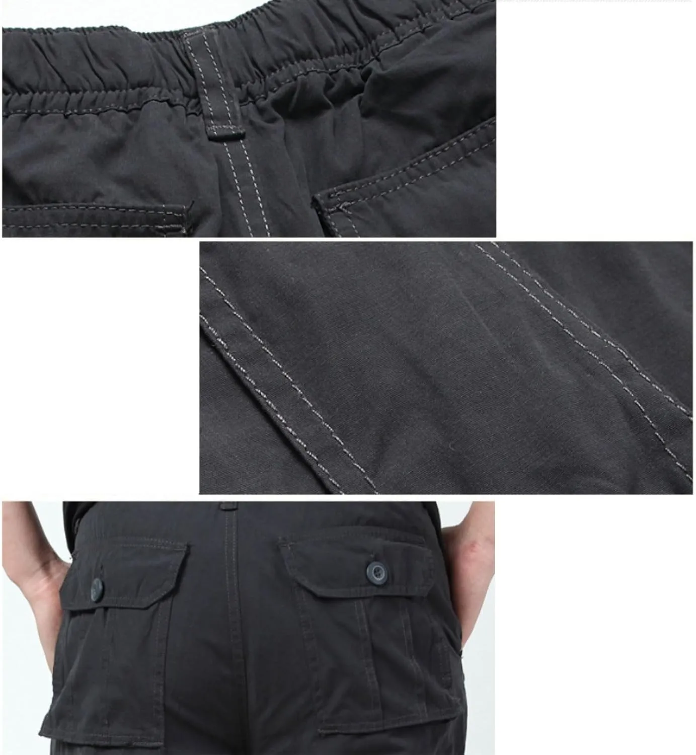 Fxbar Men's Cargo Pants Casual Outdoor Hiking Pants for Men Athletic Joggers Sweatpants Relaxed Fit Stretch Work Pants