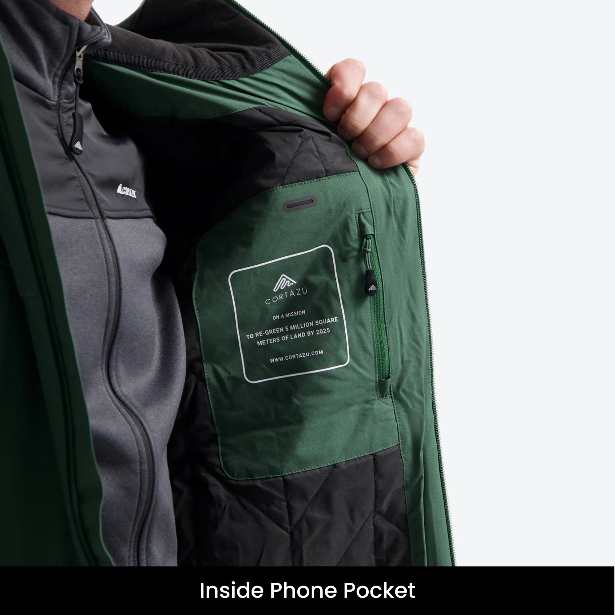 Insulated Hardshell Jacket Dark Green | Women