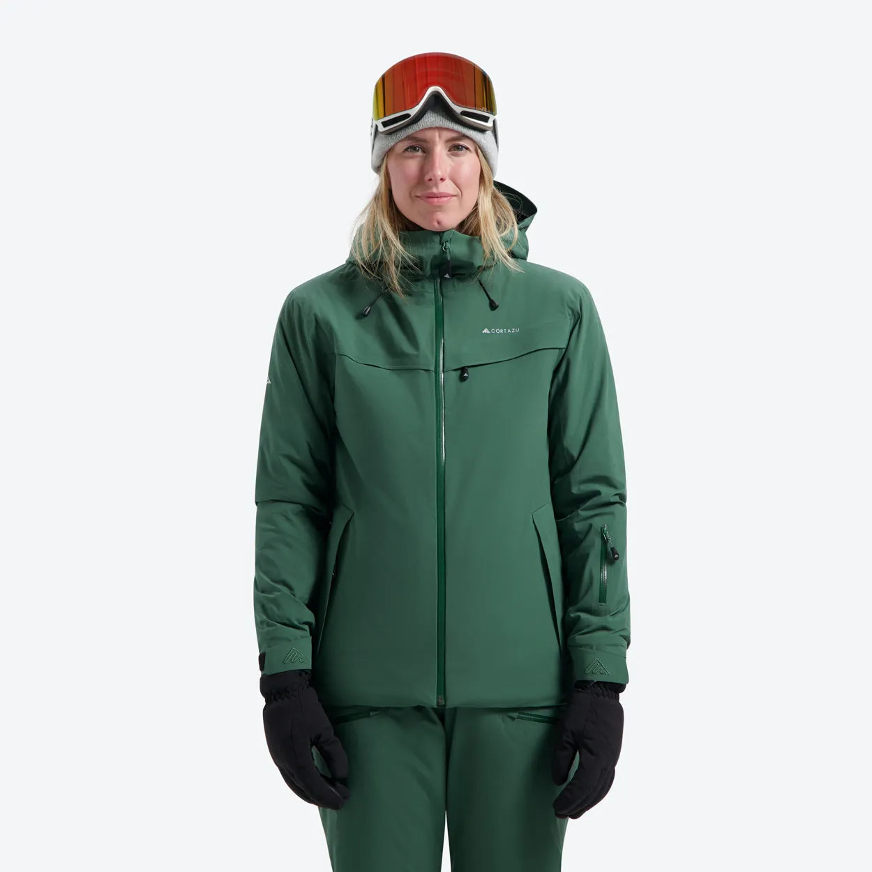 Insulated Hardshell Jacket Dark Green | Women