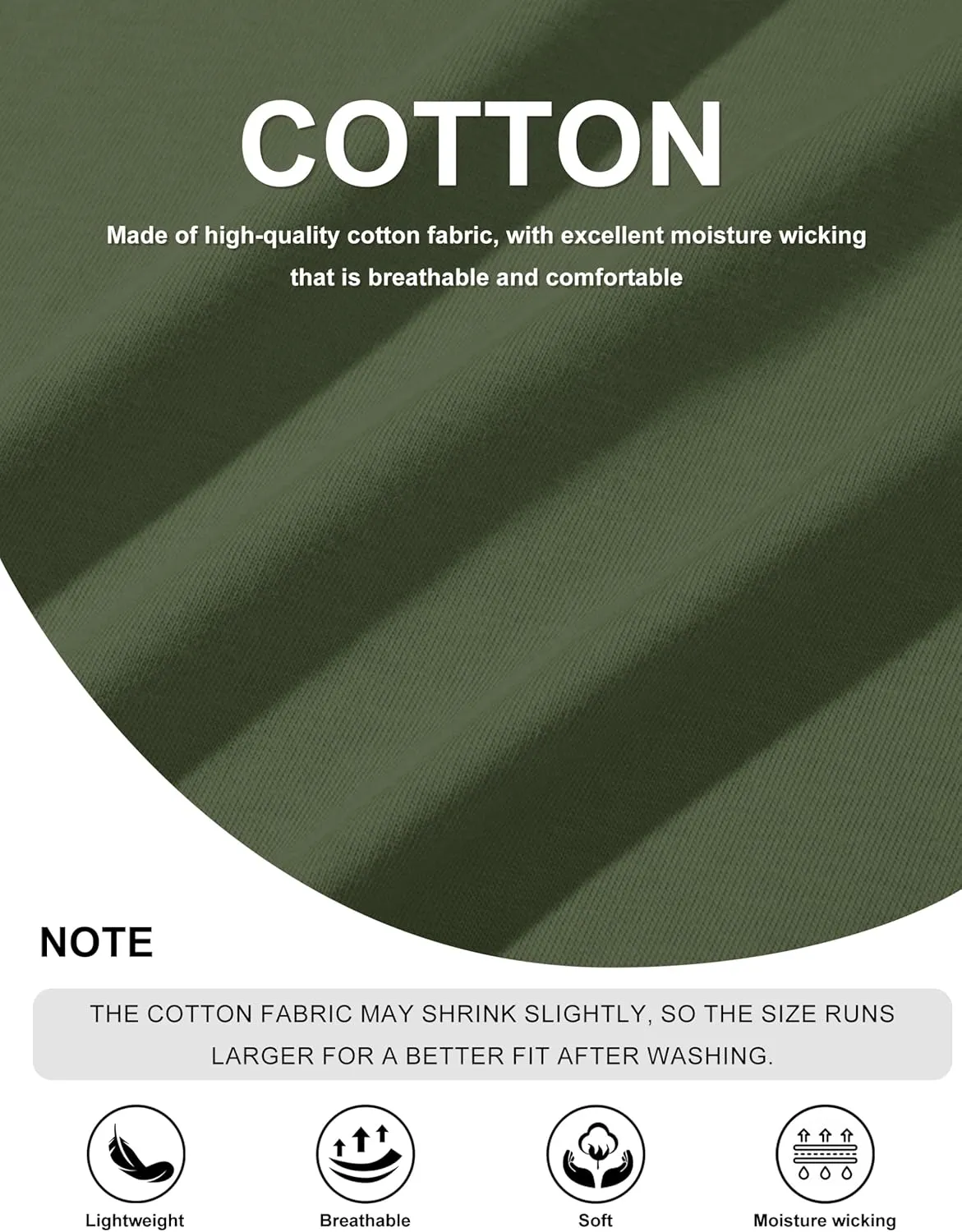 MAGCOMSEN Men's Long Sleeve Shirt with Pocket Cotton Crew Neck Shirts Casual Lightweight T-Shirt