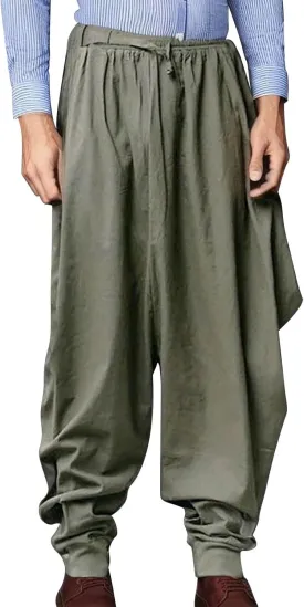 Mens Hip Hop Harem Pants Fashion Solid Color Oversized Tapered Pants Casual Comfy Elastic Drawstring Baggy Trouser